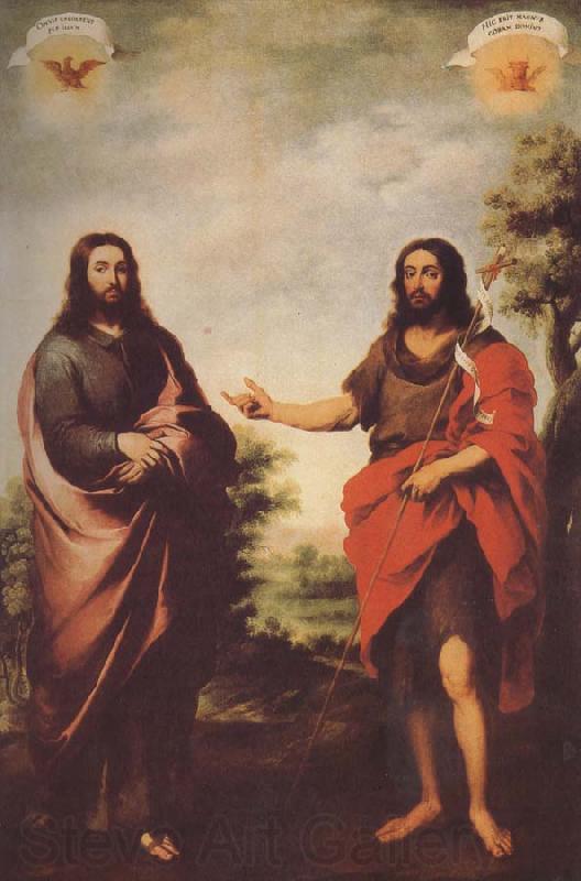 Bartolome Esteban Murillo John the Baptist to identify the Messiah France oil painting art